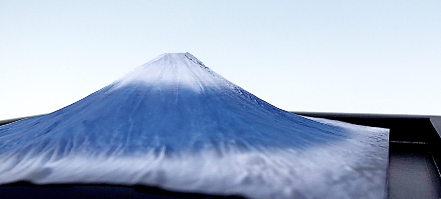 青富士 山岳模型｜平成富嶽三十六景 富士山 アート 富士山 オブジェ