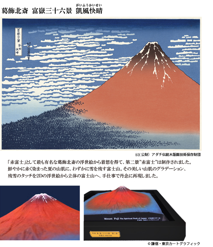 富士山　アート　葛飾北斎